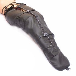 kinky female mermaid bondage half body leg binder