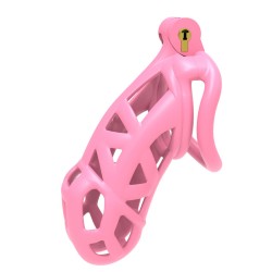 cobra chastity cock cage pink gray