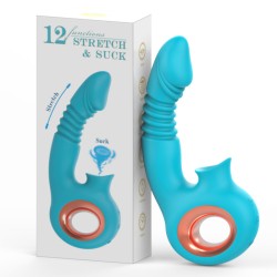 snail thrusting sucking vibrator